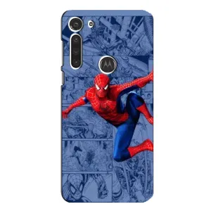 Силиконовый Чехол для Motorola MOTO G8 (Человек Паук)