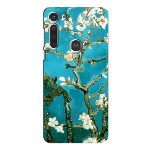Чехол с принтом САКУРЫ на Motorola MOTO G8 (Цветение Сакуры)
