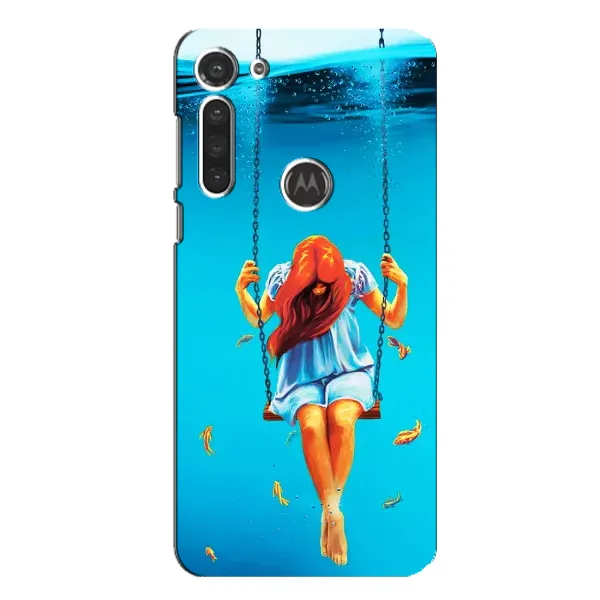 Чехол с рисунком «Девушка на качели» для Motorola MOTO G8 Чехол с рисунком «Девушка на качели» для Motorola MOTO G8