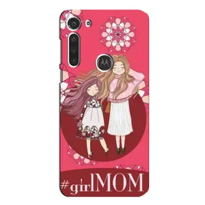 Чехлы для МАМЫ на Motorola MOTO G8 (Дочь и мама)