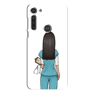 Силіконовий бампер (Працівники) на Motorola MOTO G8 (Лікар)