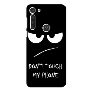 Чохол з прикольним текстом на Motorola MOTO G8 (Dont)