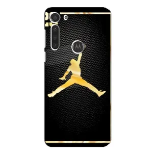 Силиконовый Чехол Nike Air Jordan на Мото Джи 8 (Джордан 23)