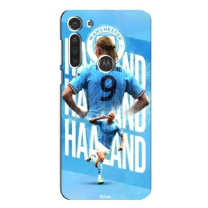 Чохли з принтом на Motorola MOTO G8 Футболіст (Erling Haaland)