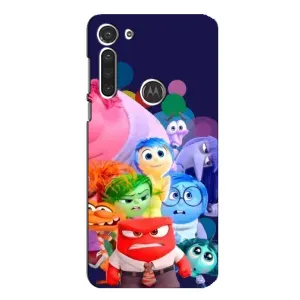 Чехол Головоломка для Motorola MOTO G8 - (AlphaPrint) (Герои головоломки)