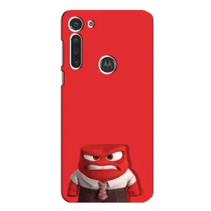 Чехол Головоломка для Motorola MOTO G8 - (AlphaPrint) (Гнев)