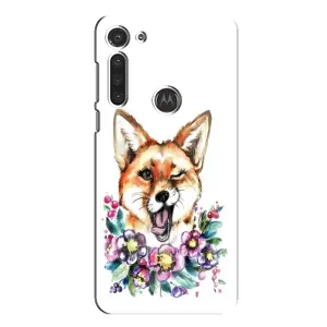 Чехол с Лисичкой для Motorola MOTO G8 (Хитрая лиса)
