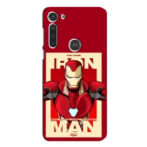 Чехол Супергерой Железный человек на Motorola MOTO G8 (Iron man)