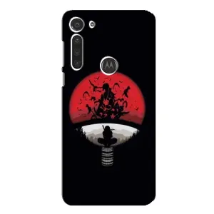 Чехлы с картинкой Итачи Учиха на Motorola MOTO G8 (Итачи на черном)