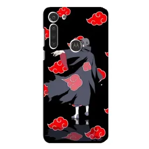 Чехлы с картинкой Итачи Учиха на Motorola MOTO G8 (Итачи облако)