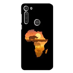Летний Чехол на Motorola MOTO G8 (Карта)