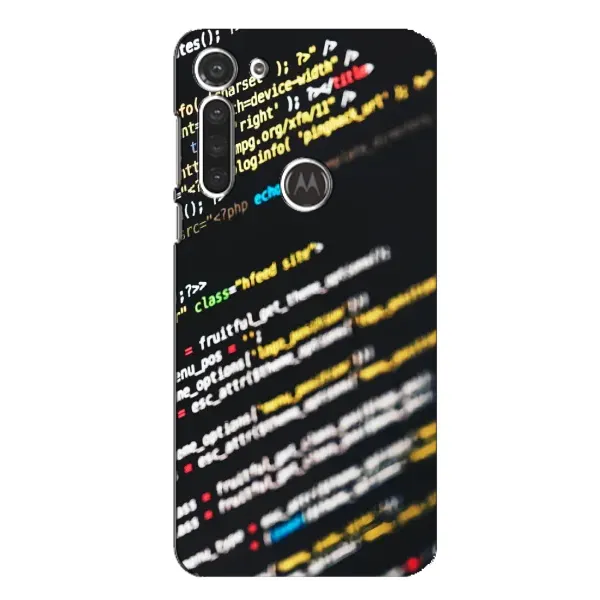 Чехол с рисунком «Код» для Motorola MOTO G8 Чехол с рисунком «Код» для Motorola MOTO G8