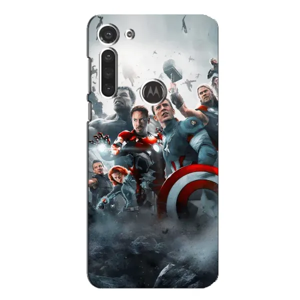 Чехол с рисунком «Команда марвел» для Motorola MOTO G8