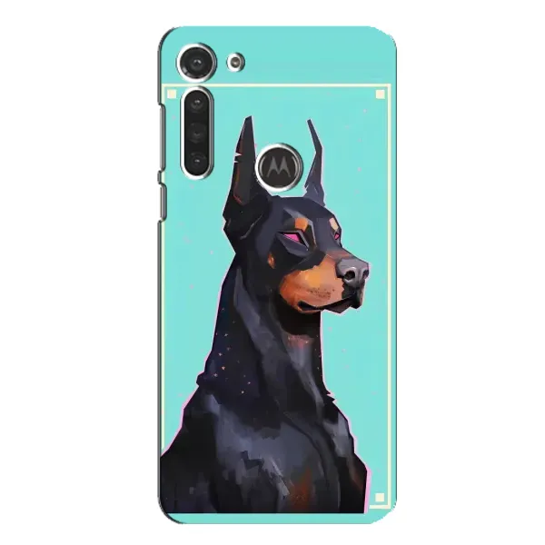 Чехол с рисунком «Король доберман» для Motorola MOTO G8 Чехол с рисунком «Король доберман» для Motorola MOTO G8