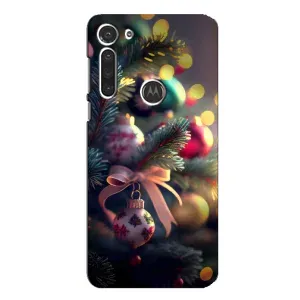 Чехлы на Новый Год Motorola MOTO G8 (Красивая елочка)