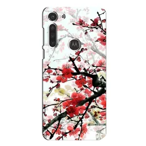 Чехол с принтом САКУРЫ на Motorola MOTO G8 (Красивая Сакура)