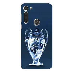 Чехлы с ТОП Футбольными клубами на Motorola Moto G8 (Кубок ЛЧ)