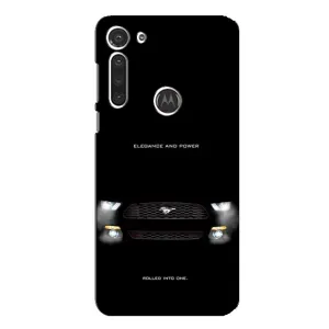 Чехлы с тематикой "Крутые машины" на Motorola MOTO G8 (Черный Land Rover)