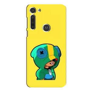 Чохол Бравл Старс для Motorola MOTO G8 (Леон (LEON))