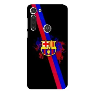 Чохол для Motorola MOTO G8 (Барселона) (Лого Барси)