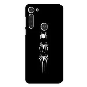 Чехол Супергерой Человека Паука на Motorola MOTO G8 (Лого паука)