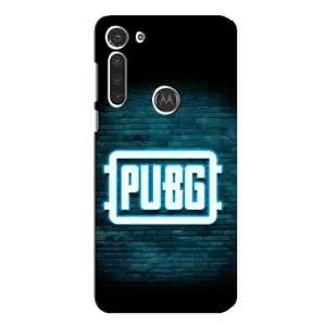 Чехол (TPU) с картинкой "Лого Пабг" на Мото Джи 8 (Лого PUBG)