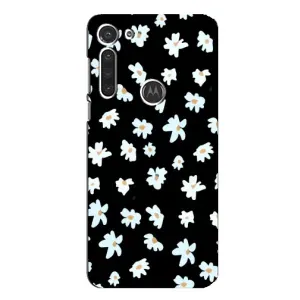 Чехол с ромашками на Motorola MOTO G8 (Маленькие ромашки)