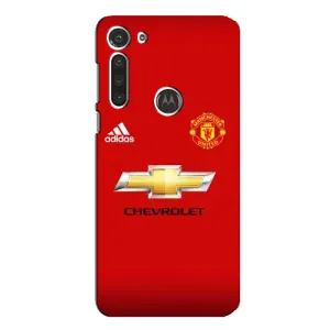 Силиконовые Чехлы принт Футбол на Motorola MOTO G8 (Man United)