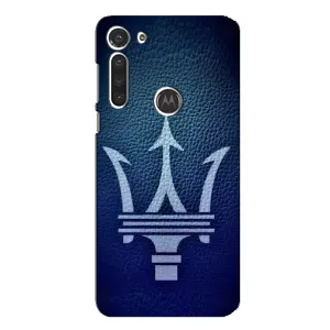 Чехлы с тематикой "Крутые машины" на Motorola MOTO G8 (Лого Maserati)