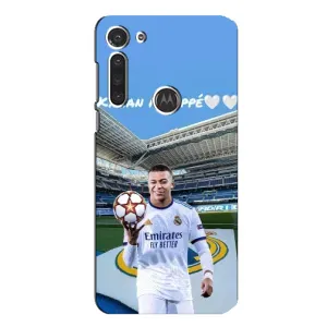 Чохол (TPU) з Футболістом на Motorola MOTO G8 (Mbappe Real)