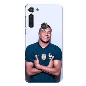 Чохол (TPU) з Футболістом на Motorola MOTO G8 (Мбаппешичка)