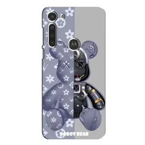Силиконовый чехол для Motorola MOTO G8 (Медведь Louis Vuitton)