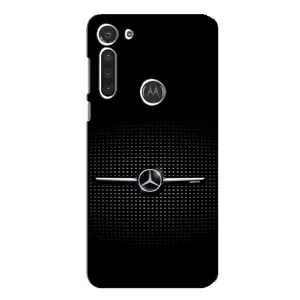 Силиконовый бампер с картинкой машины на Motorola MOTO G8 (Mercedes)