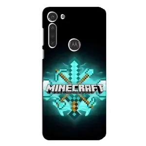 Чехол майнкрафт для Motorola MOTO G8 (MineCraft 2)