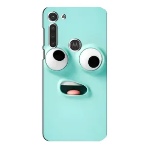 Силиконовые Чехлы (смешные стикеры) для Motorola MOTO G8 (Забавное мятное лицо)