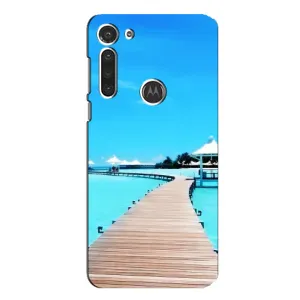 Летний Чехол на Motorola MOTO G8 (Набережная)