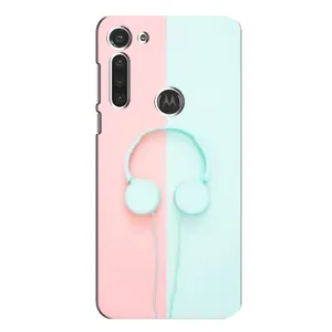 Дівчачий Чохол для Motorola MOTO G8 (Навушники)