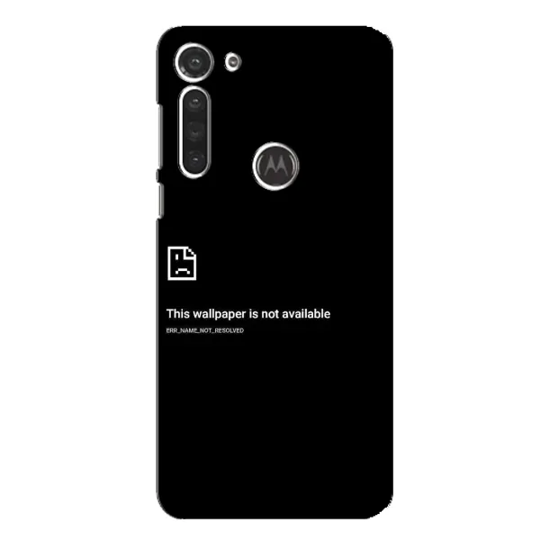 Чехол с рисунком «Ошибка» для Motorola MOTO G8 Чехол с рисунком «Ошибка» для Motorola MOTO G8