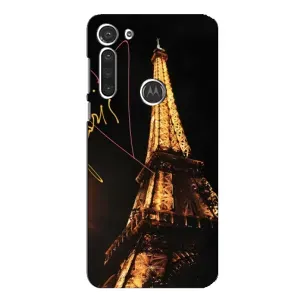 Чехол с Эйфелевой башней на Motorola MOTO G8 (Paris)