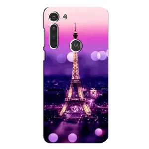 Чехол с Эйфелевой башней на Motorola MOTO G8 (Париж башня)
