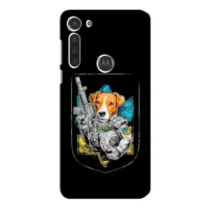 Чехол с принтом для Motorola MOTO G8 (Патрон Воин)