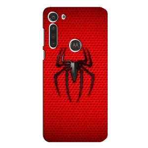 Чехол Супергерой Человека Паука на Motorola MOTO G8 (Паук марвел)