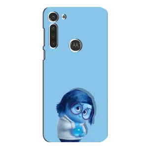 Чехол Головоломка для Motorola MOTO G8 - (AlphaPrint) (Печаль)