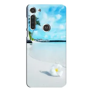 Летний Чехол на Motorola MOTO G8 (Пляж)
