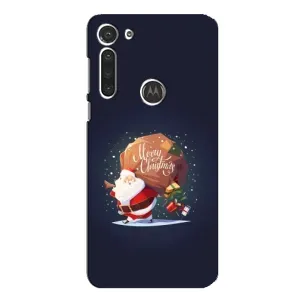 Чехол Санта Клаус для Motorola MOTO G8 (Подарки от Санты)