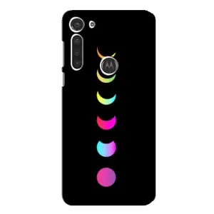 Чехол (ТПУ) с планетами на Motorola MOTO G8 (Полнолуние)