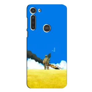 Чехлы на военную тематику для Motorola MOTO G8 (Попадание)