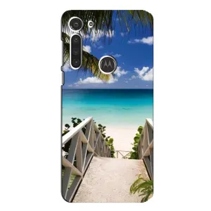Летний Чехол на Motorola MOTO G8 (Рай)