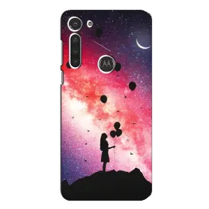 Силиконовые Чехлы Любимому человеку для Motorola MOTO G8 (Шарики в небе)