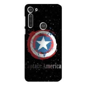 Чехол с Щитом Капитана Америки на Motorola MOTO G8 (Щит Капитана)